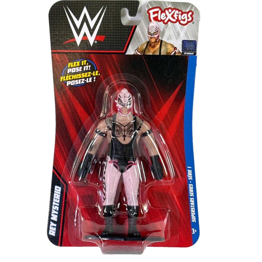 WWE FleXfigs Rey Mysterio Series Bendable Action Figure â Iconic